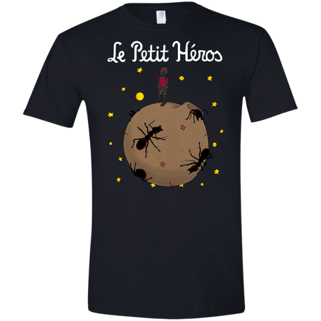 T-Shirts Black / X-Small Le Petit Héros Men's Semi-Fitted Softstyle