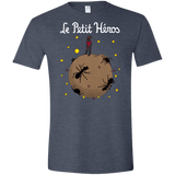 T-Shirts Heather Navy / S Le Petit Héros Men's Semi-Fitted Softstyle