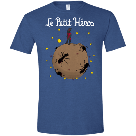T-Shirts Heather Royal / X-Small Le Petit Héros Men's Semi-Fitted Softstyle