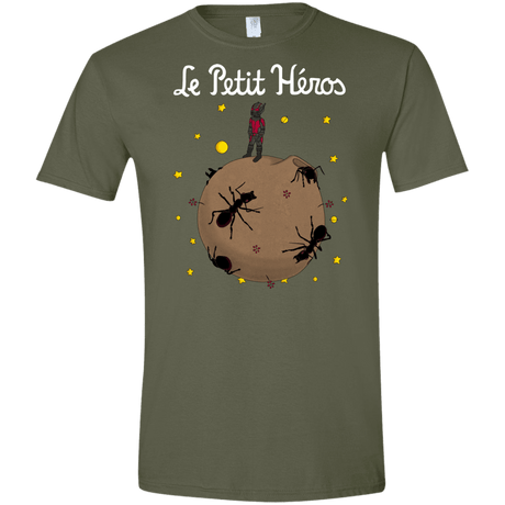 T-Shirts Military Green / S Le Petit Héros Men's Semi-Fitted Softstyle