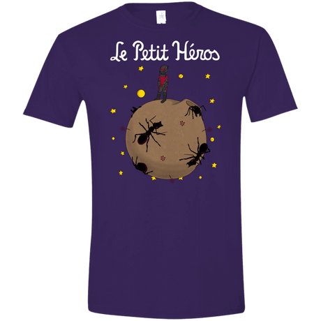 T-Shirts Purple / S Le Petit Héros Men's Semi-Fitted Softstyle