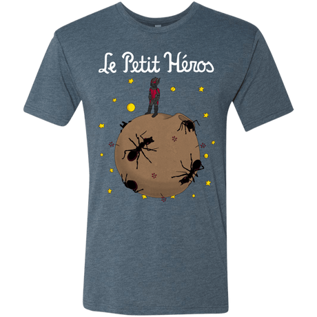 T-Shirts Indigo / S Le Petit Héros Men's Triblend T-Shirt