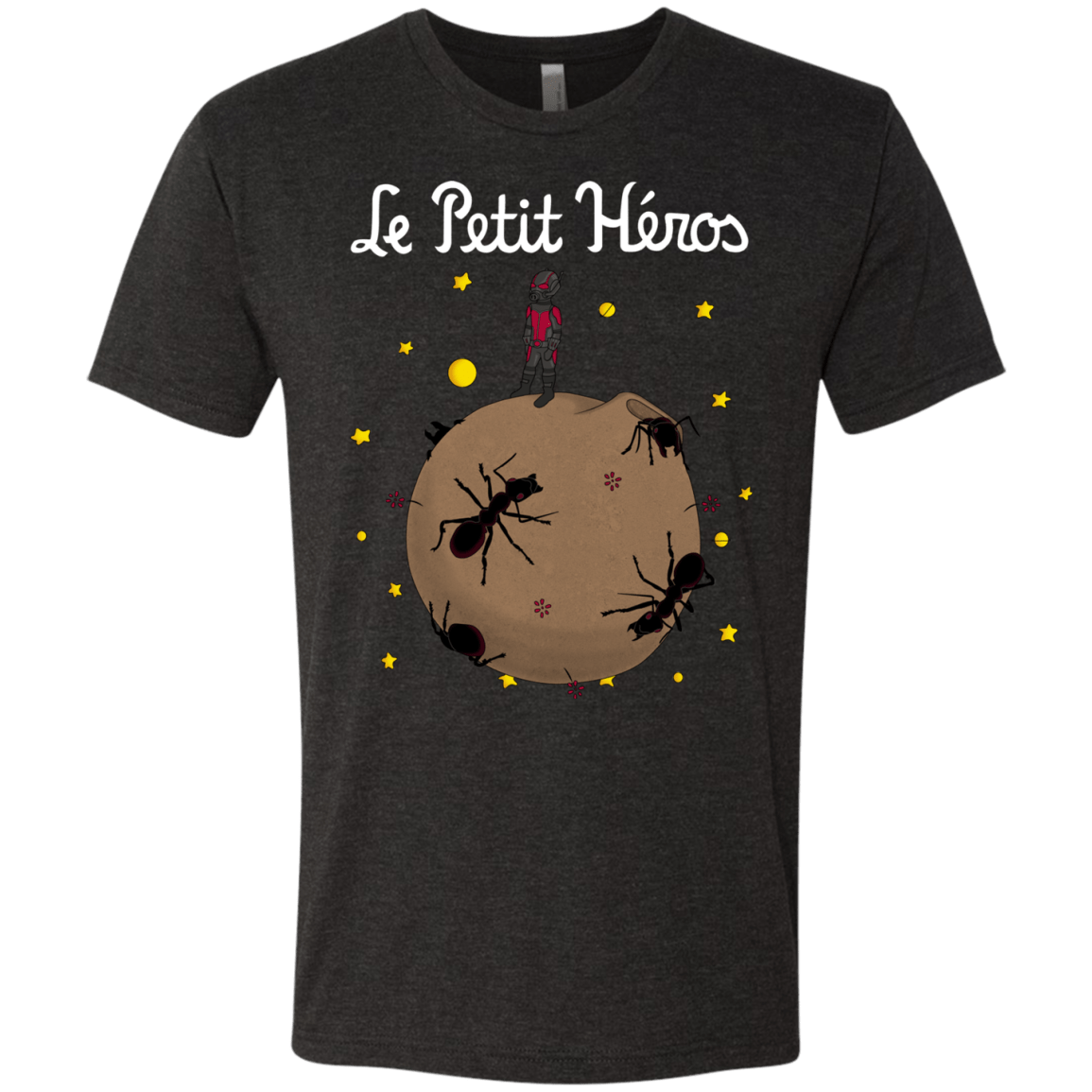 T-Shirts Vintage Black / S Le Petit Héros Men's Triblend T-Shirt