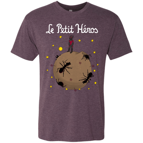 T-Shirts Vintage Purple / S Le Petit Héros Men's Triblend T-Shirt