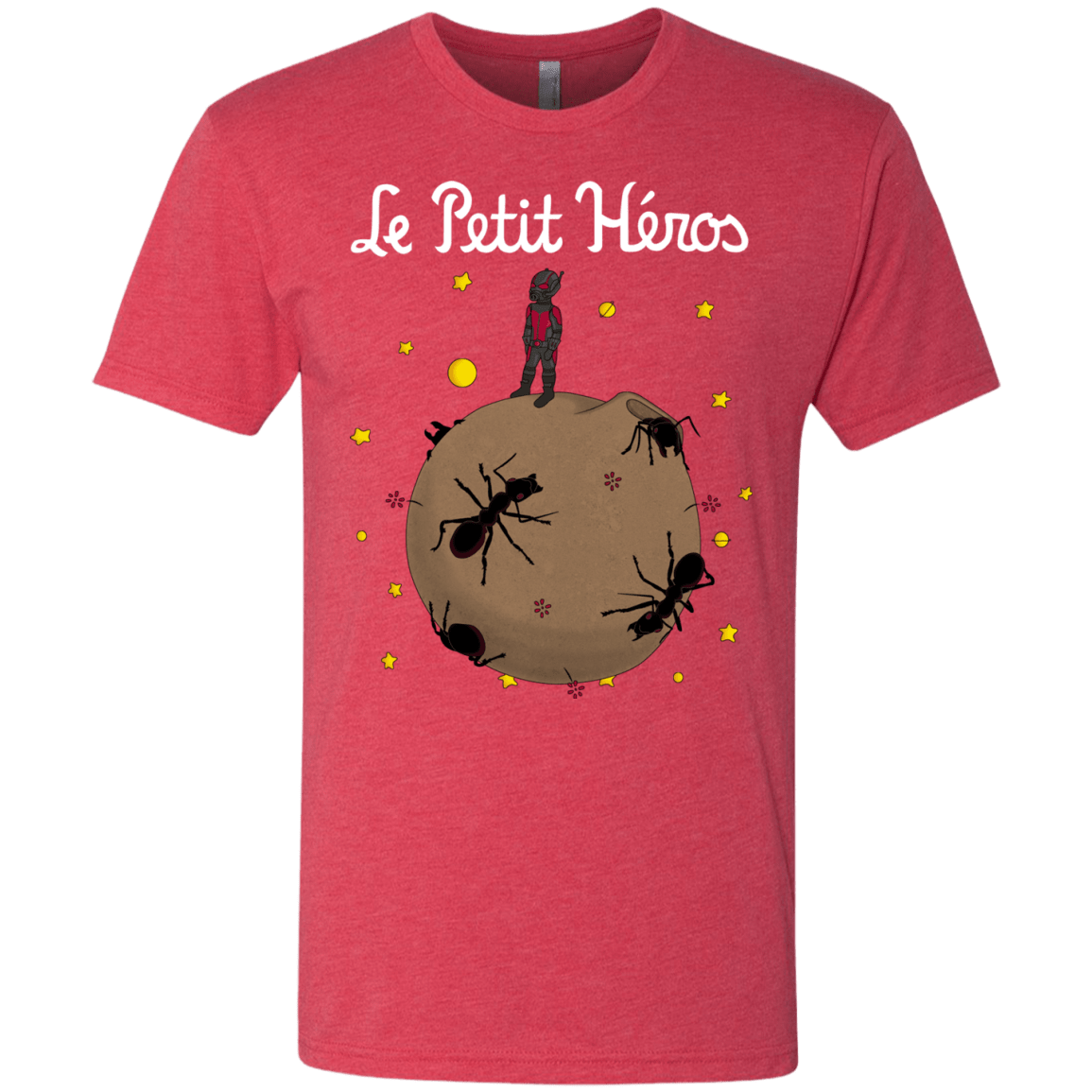 T-Shirts Vintage Red / S Le Petit Héros Men's Triblend T-Shirt