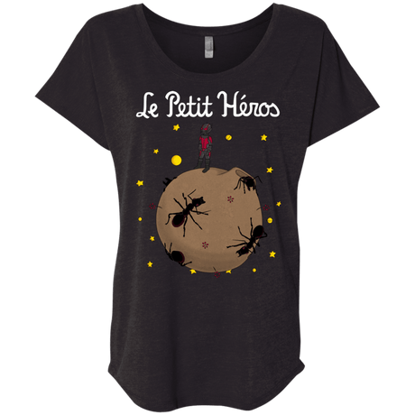 T-Shirts Vintage Black / X-Small Le Petit Héros Triblend Dolman Sleeve