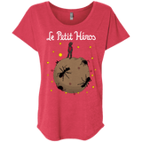 T-Shirts Vintage Red / X-Small Le Petit Héros Triblend Dolman Sleeve