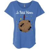 T-Shirts Vintage Royal / X-Small Le Petit Héros Triblend Dolman Sleeve