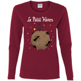 T-Shirts Cardinal / S Le Petit Héros Women's Long Sleeve T-Shirt