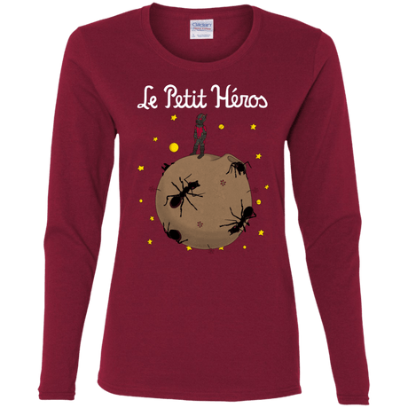 T-Shirts Cardinal / S Le Petit Héros Women's Long Sleeve T-Shirt