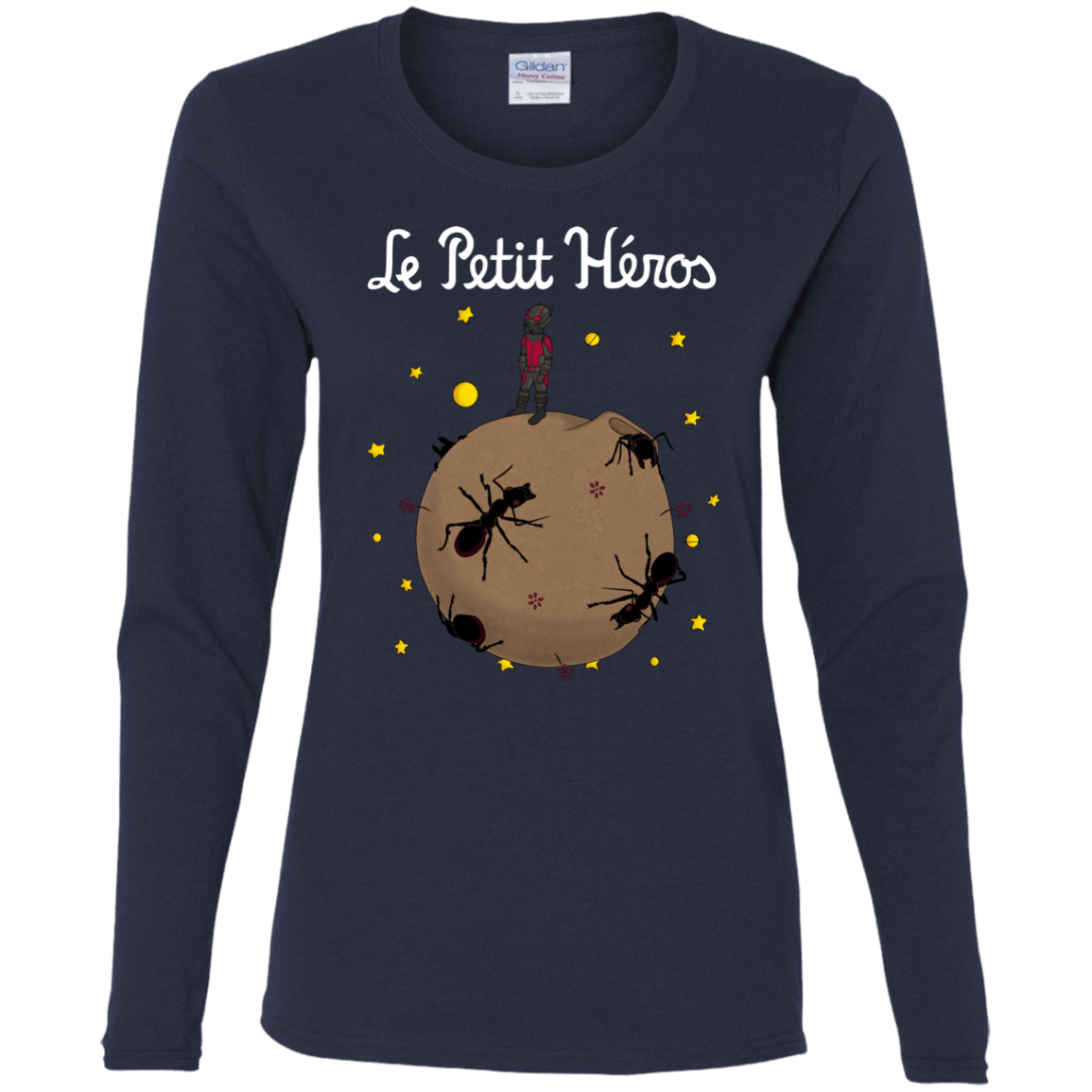 T-Shirts Navy / S Le Petit Héros Women's Long Sleeve T-Shirt