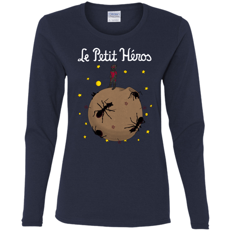 T-Shirts Navy / S Le Petit Héros Women's Long Sleeve T-Shirt