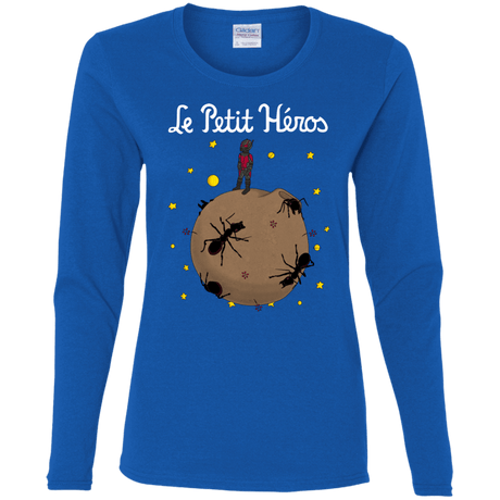 T-Shirts Royal / S Le Petit Héros Women's Long Sleeve T-Shirt