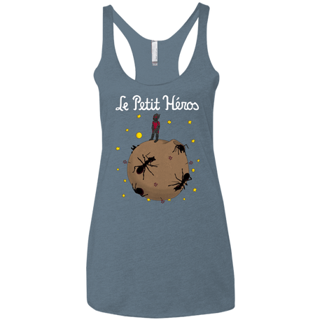 T-Shirts Indigo / X-Small Le Petit Héros Women's Triblend Racerback Tank