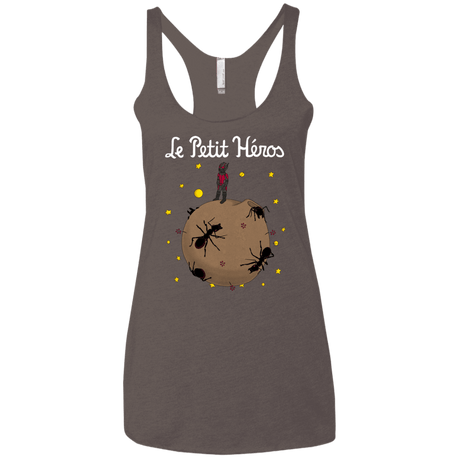 T-Shirts Macchiato / X-Small Le Petit Héros Women's Triblend Racerback Tank