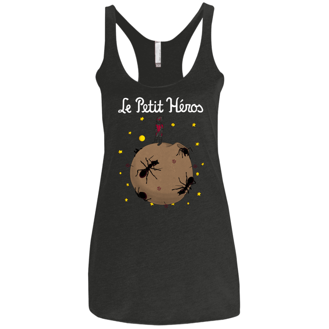 T-Shirts Vintage Black / X-Small Le Petit Héros Women's Triblend Racerback Tank