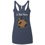 T-Shirts Vintage Navy / X-Small Le Petit Héros Women's Triblend Racerback Tank