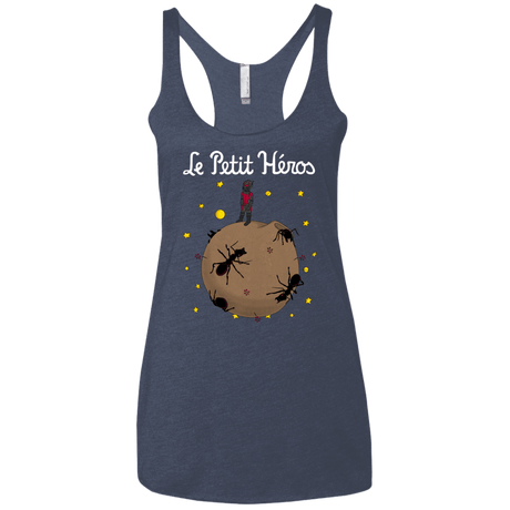 T-Shirts Vintage Navy / X-Small Le Petit Héros Women's Triblend Racerback Tank