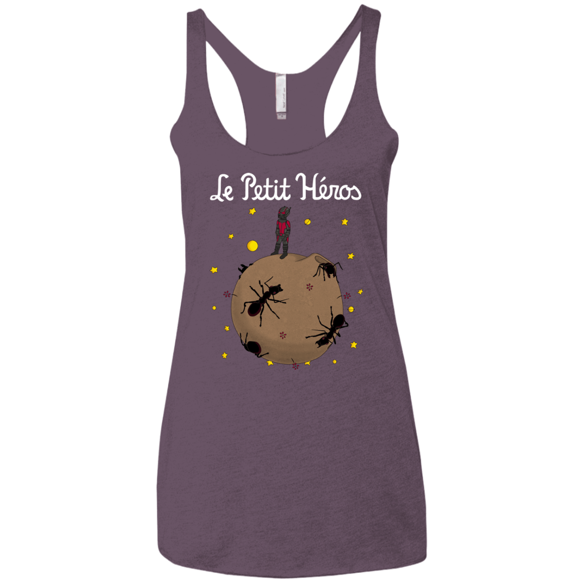 T-Shirts Vintage Purple / X-Small Le Petit Héros Women's Triblend Racerback Tank