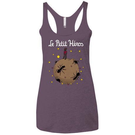 T-Shirts Vintage Purple / X-Small Le Petit Héros Women's Triblend Racerback Tank