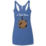 T-Shirts Vintage Royal / X-Small Le Petit Héros Women's Triblend Racerback Tank