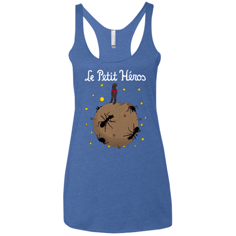 T-Shirts Vintage Royal / X-Small Le Petit Héros Women's Triblend Racerback Tank
