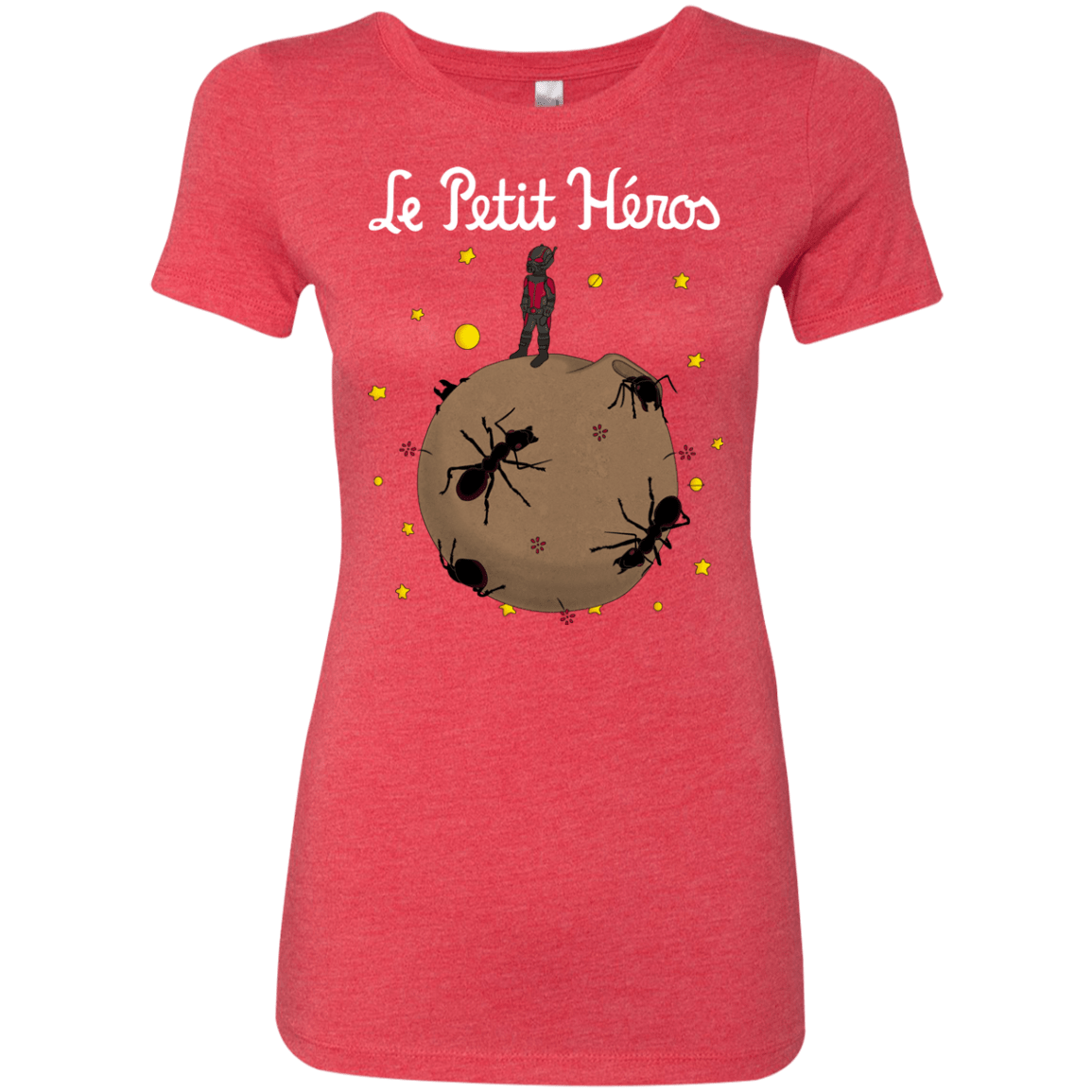 T-Shirts Vintage Red / S Le Petit Héros Women's Triblend T-Shirt