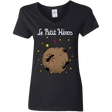 T-Shirts Black / S Le Petit Héros Women's V-Neck T-Shirt