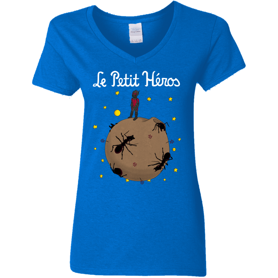 T-Shirts Royal / S Le Petit Héros Women's V-Neck T-Shirt