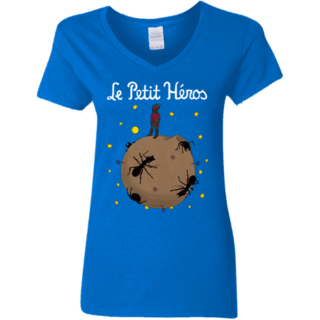 T-Shirts Royal / S Le Petit Héros Women's V-Neck T-Shirt