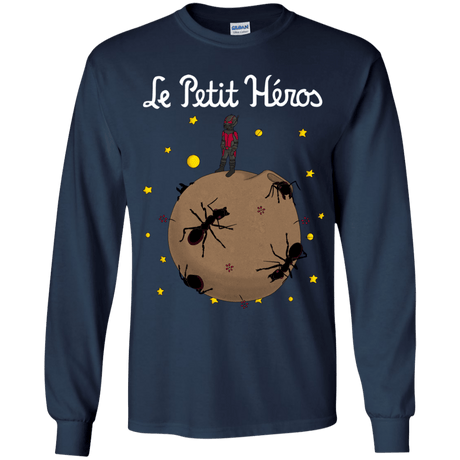 T-Shirts Navy / YS Le Petit Héros Youth Long Sleeve T-Shirt