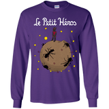 T-Shirts Purple / YS Le Petit Héros Youth Long Sleeve T-Shirt