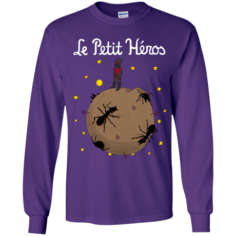 T-Shirts Purple / YS Le Petit Héros Youth Long Sleeve T-Shirt