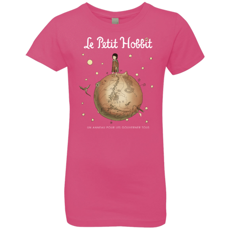 T-Shirts Hot Pink / YXS Le Petit Hobbit Girls Premium T-Shirt