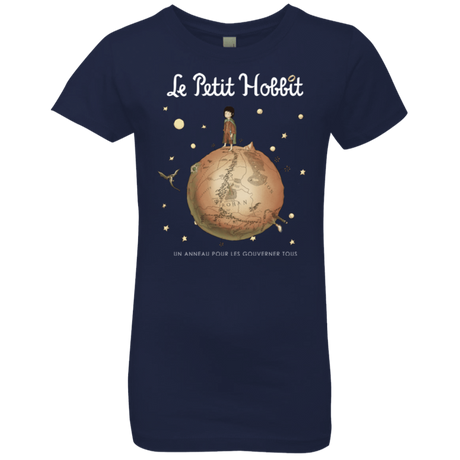 T-Shirts Midnight Navy / YXS Le Petit Hobbit Girls Premium T-Shirt