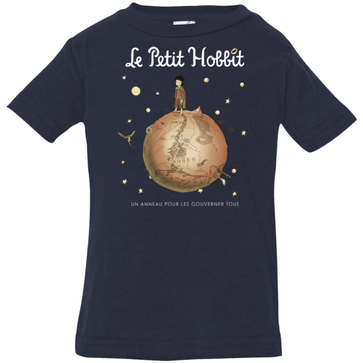 T-Shirts Navy / 6 Months Le Petit Hobbit Infant Premium T-Shirt