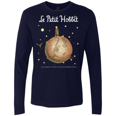 T-Shirts Midnight Navy / Small Le Petit Hobbit Men's Premium Long Sleeve