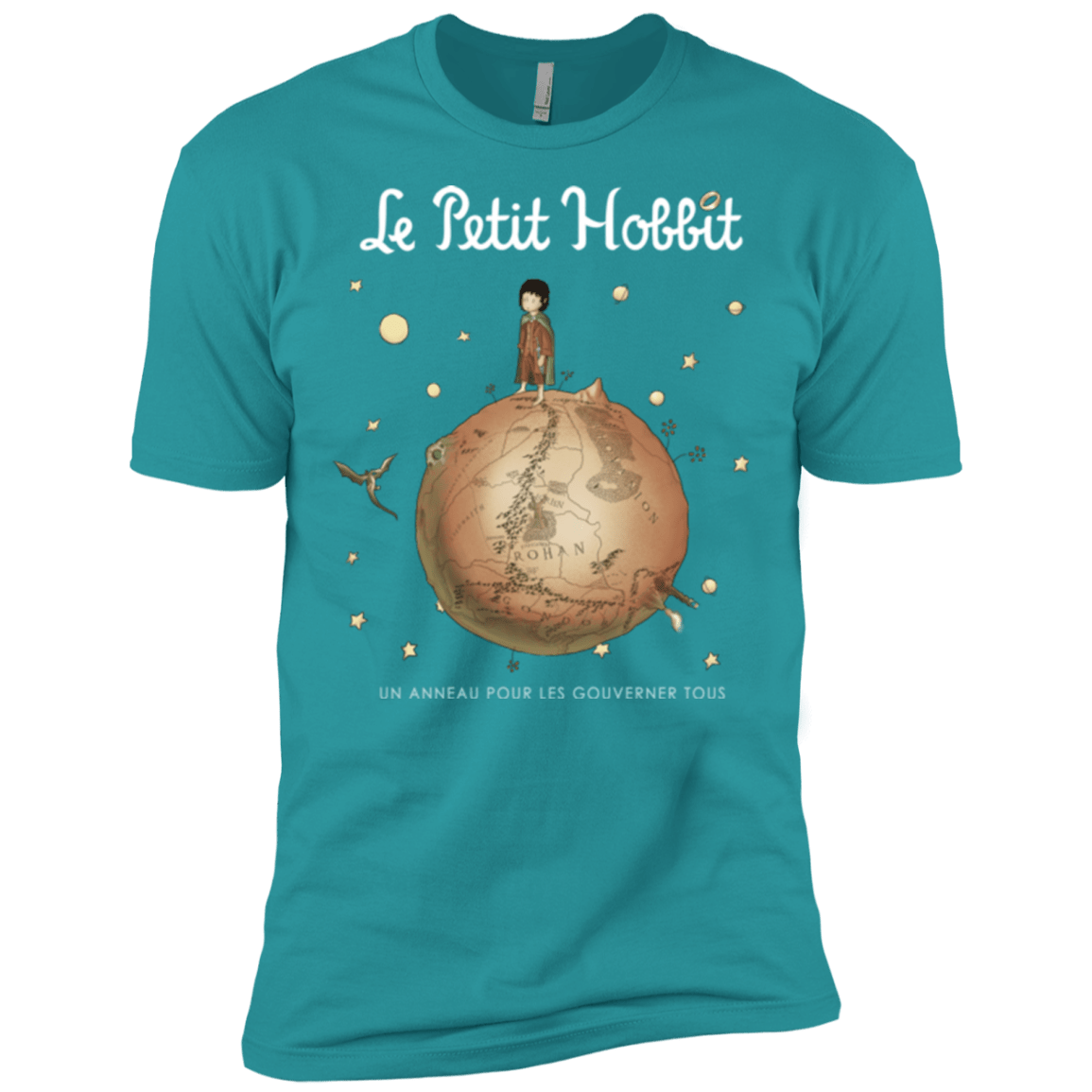 T-Shirts Tahiti Blue / X-Small Le Petit Hobbit Men's Premium T-Shirt