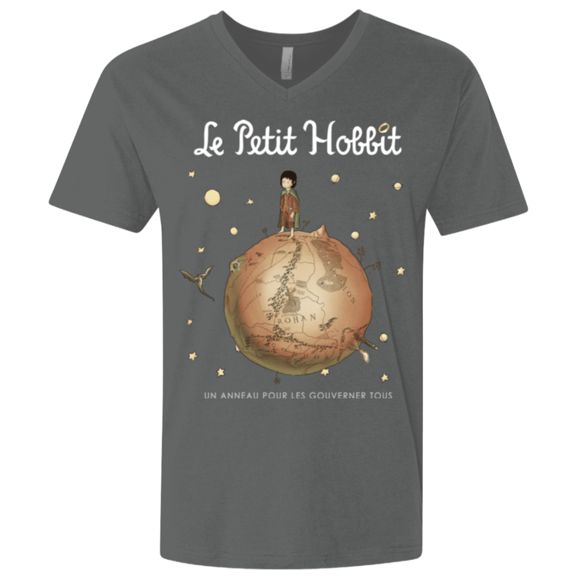 T-Shirts Heavy Metal / X-Small Le Petit Hobbit Men's Premium V-Neck