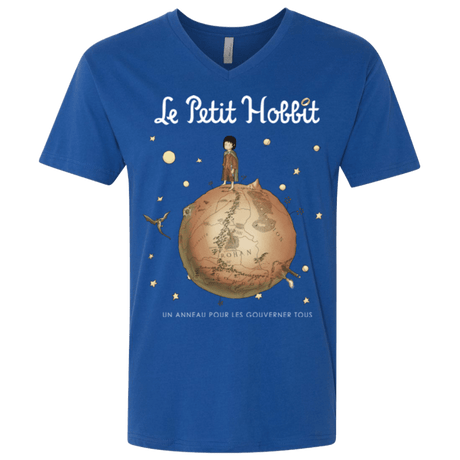 T-Shirts Royal / X-Small Le Petit Hobbit Men's Premium V-Neck