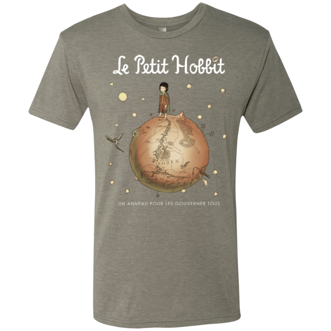 T-Shirts Venetian Grey / Small Le Petit Hobbit Men's Triblend T-Shirt