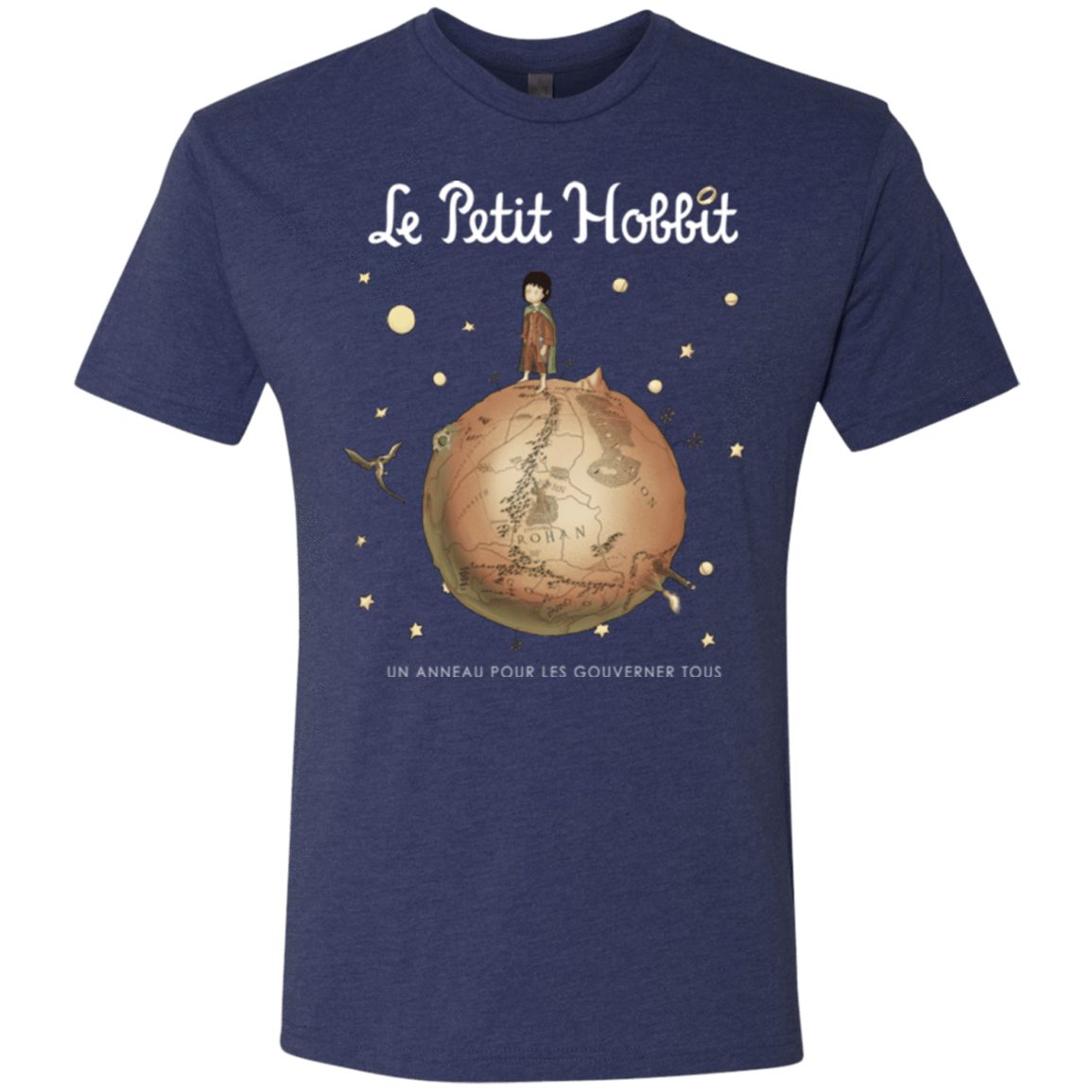 T-Shirts Vintage Navy / Small Le Petit Hobbit Men's Triblend T-Shirt