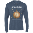 T-Shirts Indigo / X-Small Le Petit Hobbit Triblend Long Sleeve Hoodie Tee