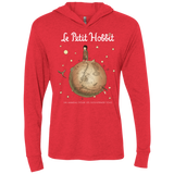 T-Shirts Vintage Red / X-Small Le Petit Hobbit Triblend Long Sleeve Hoodie Tee