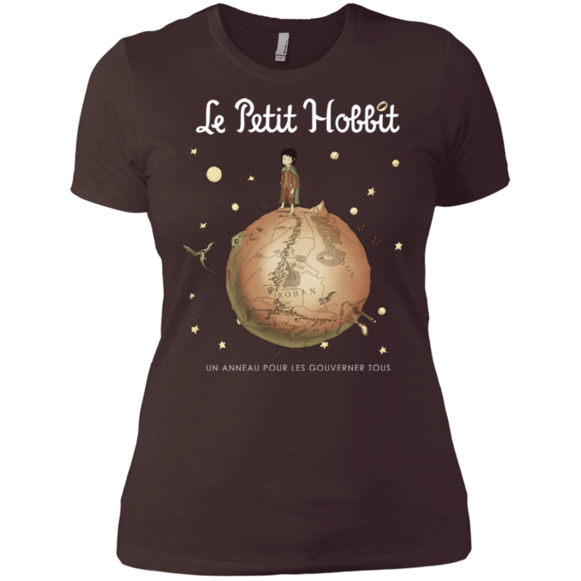T-Shirts Dark Chocolate / X-Small Le Petit Hobbit Women's Premium T-Shirt