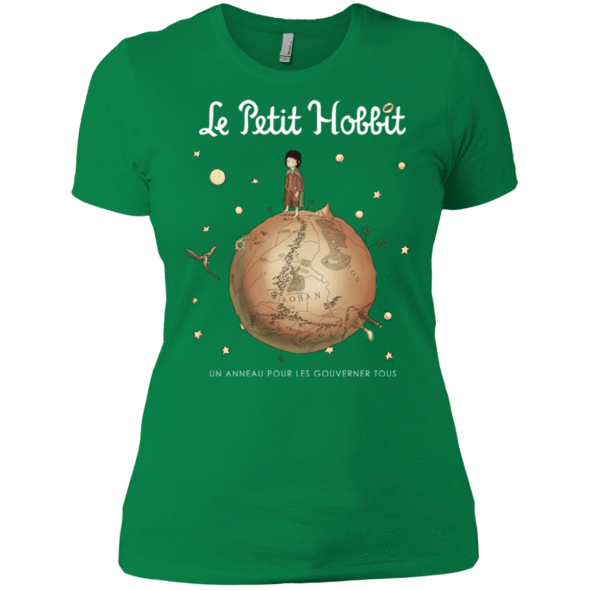 T-Shirts Kelly Green / X-Small Le Petit Hobbit Women's Premium T-Shirt