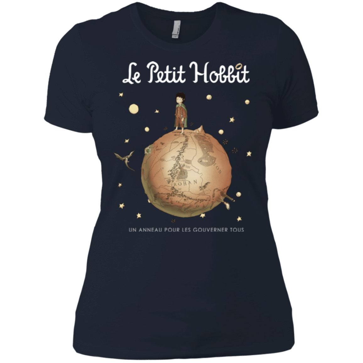 T-Shirts Midnight Navy / X-Small Le Petit Hobbit Women's Premium T-Shirt