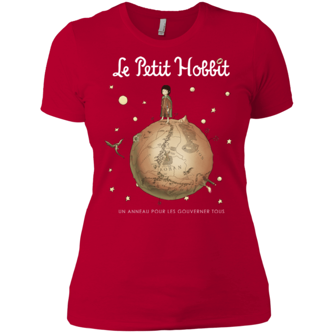 T-Shirts Red / X-Small Le Petit Hobbit Women's Premium T-Shirt