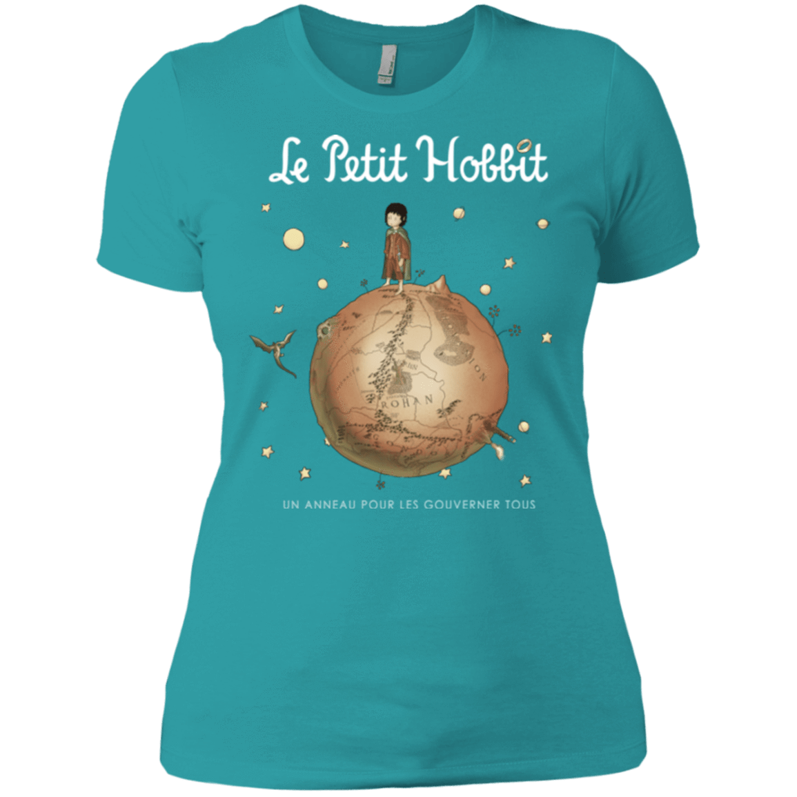 T-Shirts Tahiti Blue / X-Small Le Petit Hobbit Women's Premium T-Shirt