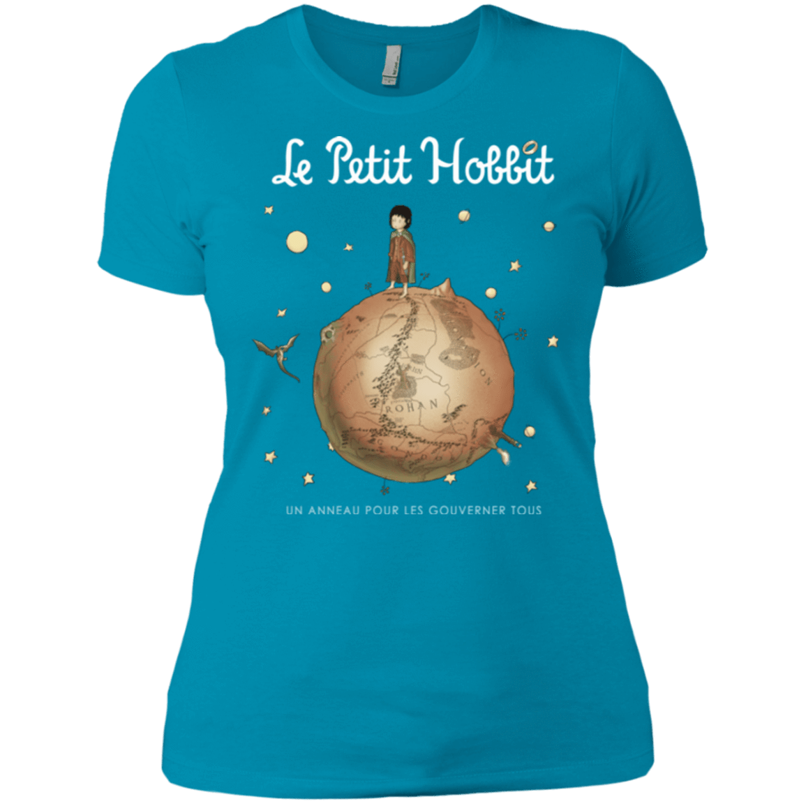 T-Shirts Turquoise / X-Small Le Petit Hobbit Women's Premium T-Shirt